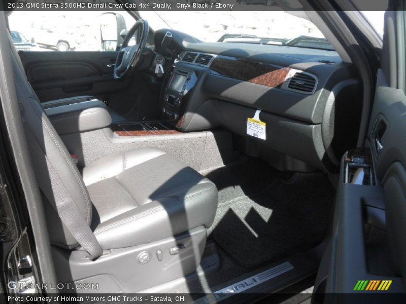 Onyx Black / Ebony 2013 GMC Sierra 3500HD Denali Crew Cab 4x4 Dually
