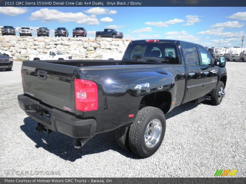 Onyx Black / Ebony 2013 GMC Sierra 3500HD Denali Crew Cab 4x4 Dually