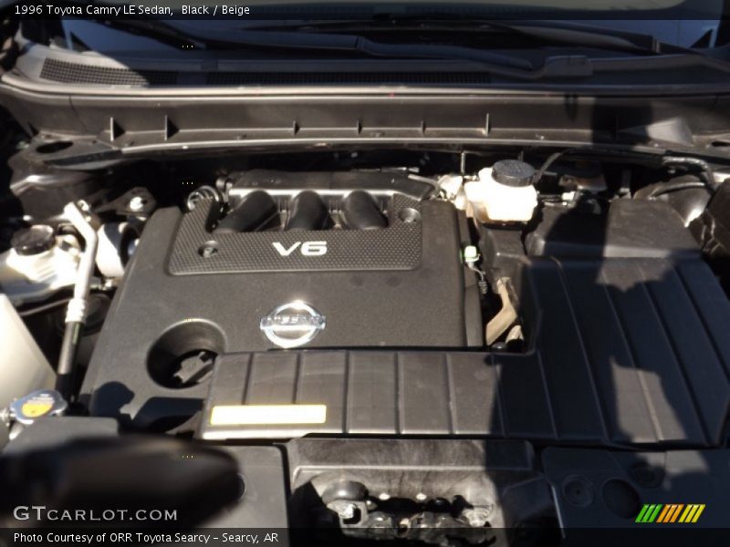 Black / Beige 1996 Toyota Camry LE Sedan