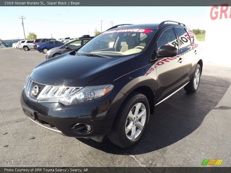 Super Black / Beige 2009 Nissan Murano SL