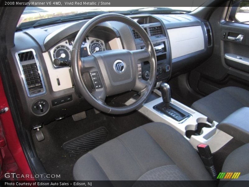 Vivid Red Metallic / Stone 2008 Mercury Mariner V6 4WD