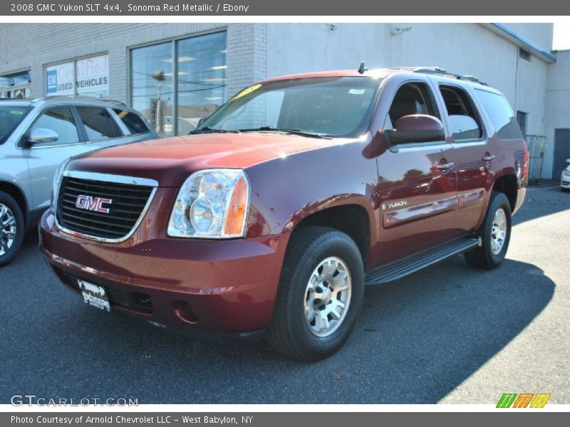 Sonoma Red Metallic / Ebony 2008 GMC Yukon SLT 4x4