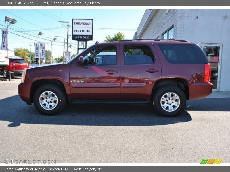 Sonoma Red Metallic / Ebony 2008 GMC Yukon SLT 4x4