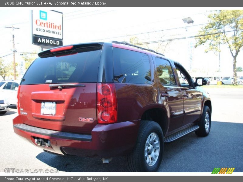 Sonoma Red Metallic / Ebony 2008 GMC Yukon SLT 4x4