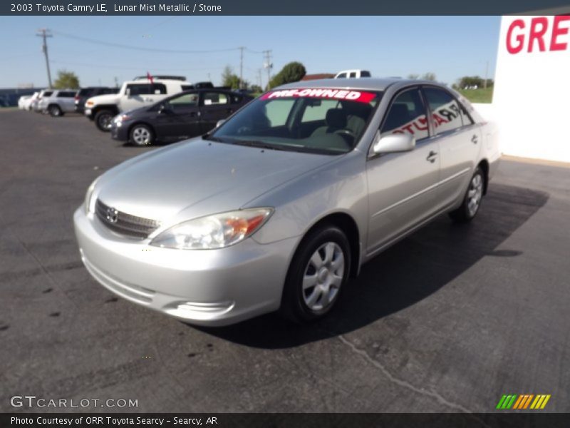 Lunar Mist Metallic / Stone 2003 Toyota Camry LE