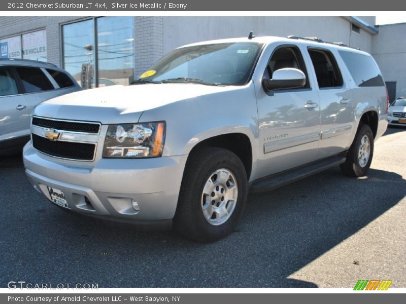 Silver Ice Metallic / Ebony 2012 Chevrolet Suburban LT 4x4