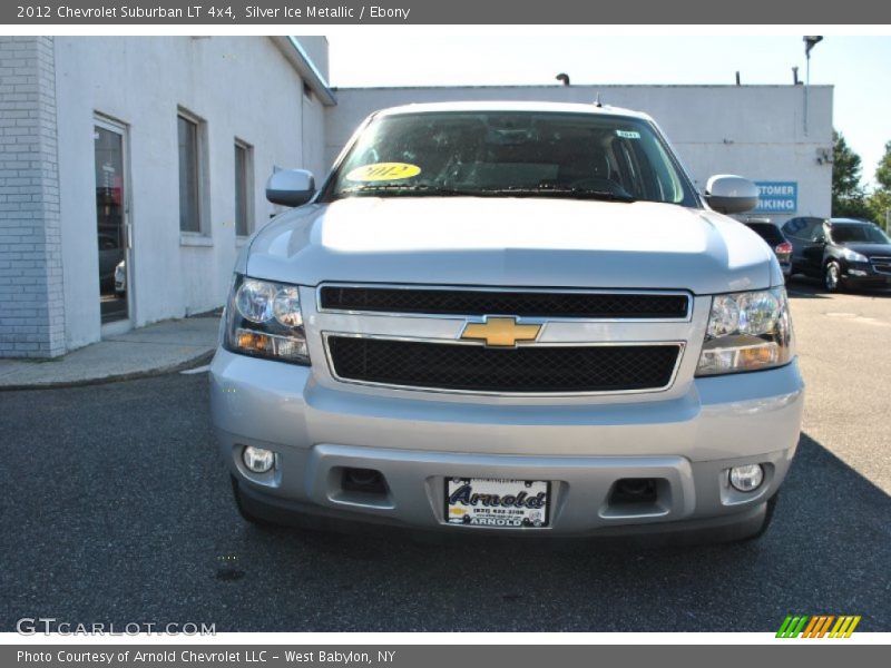 Silver Ice Metallic / Ebony 2012 Chevrolet Suburban LT 4x4