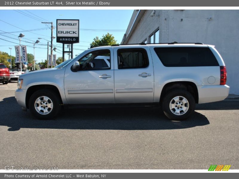 Silver Ice Metallic / Ebony 2012 Chevrolet Suburban LT 4x4