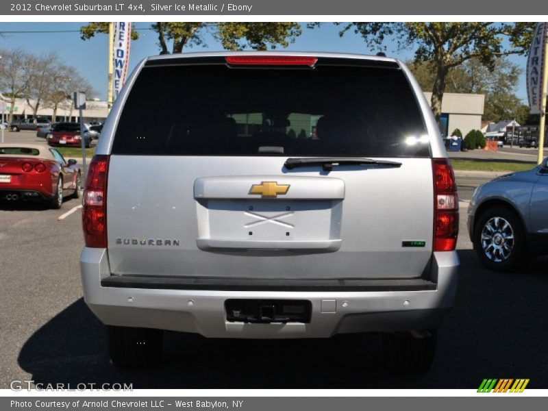 Silver Ice Metallic / Ebony 2012 Chevrolet Suburban LT 4x4