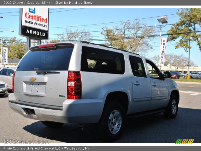Silver Ice Metallic / Ebony 2012 Chevrolet Suburban LT 4x4