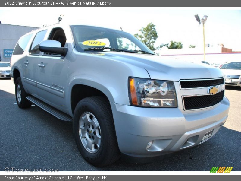 Silver Ice Metallic / Ebony 2012 Chevrolet Suburban LT 4x4