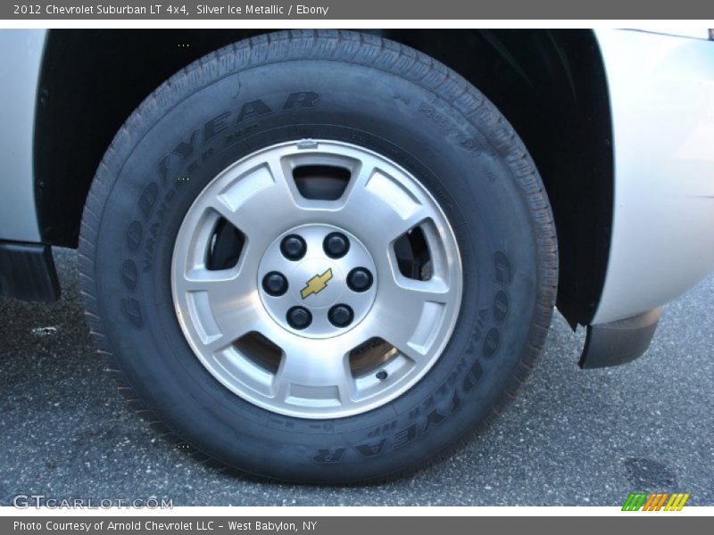 Silver Ice Metallic / Ebony 2012 Chevrolet Suburban LT 4x4