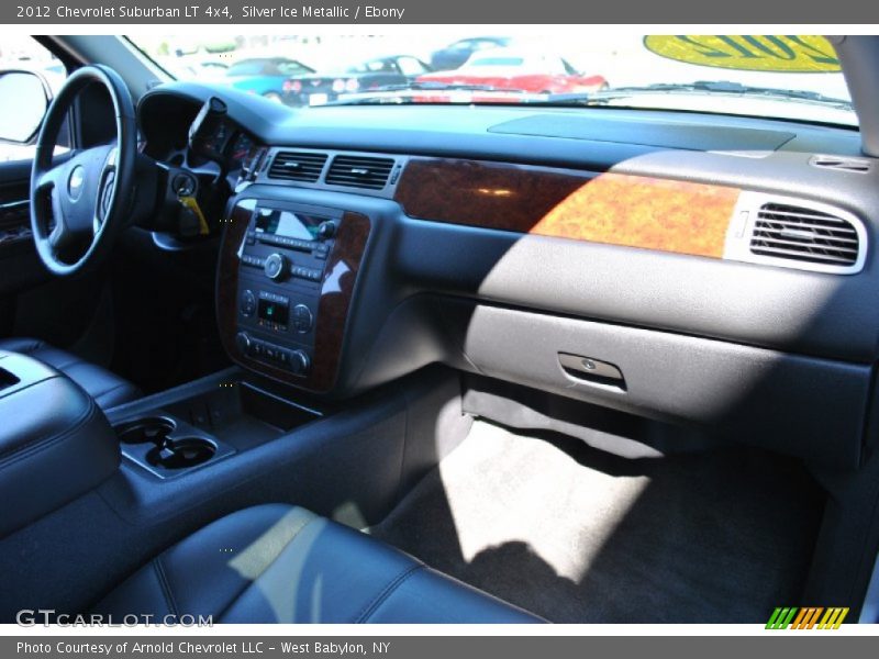 Silver Ice Metallic / Ebony 2012 Chevrolet Suburban LT 4x4