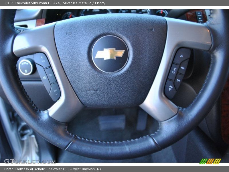 Silver Ice Metallic / Ebony 2012 Chevrolet Suburban LT 4x4