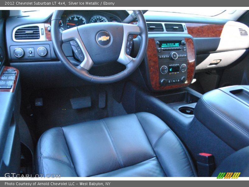 Silver Ice Metallic / Ebony 2012 Chevrolet Suburban LT 4x4