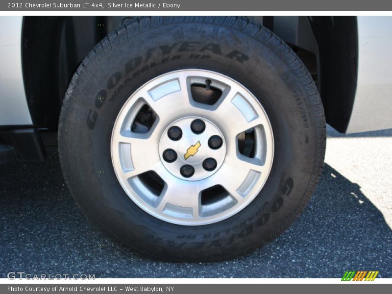 Silver Ice Metallic / Ebony 2012 Chevrolet Suburban LT 4x4