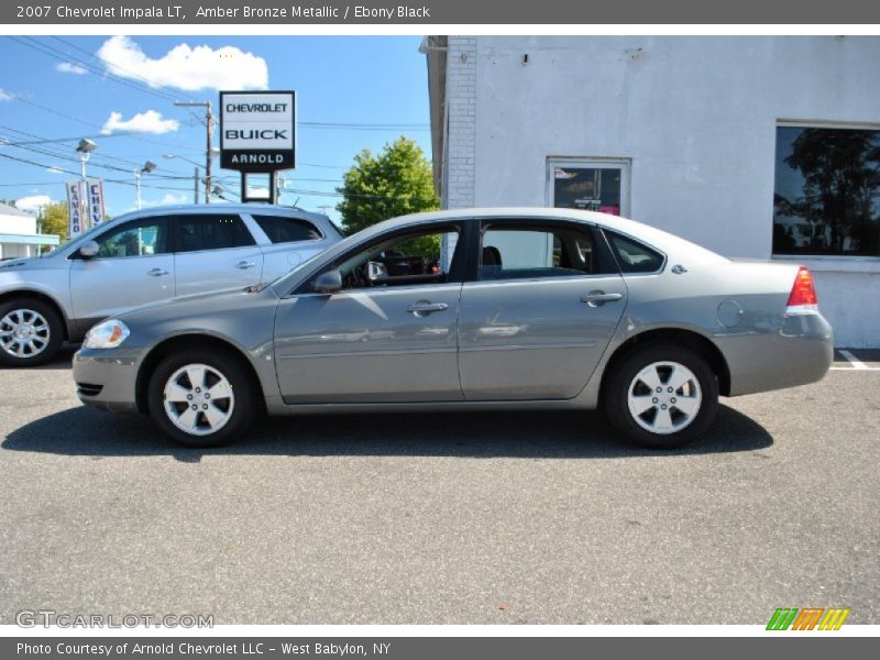 Amber Bronze Metallic / Ebony Black 2007 Chevrolet Impala LT