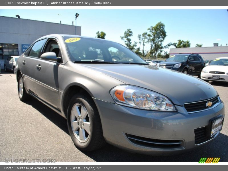 Amber Bronze Metallic / Ebony Black 2007 Chevrolet Impala LT