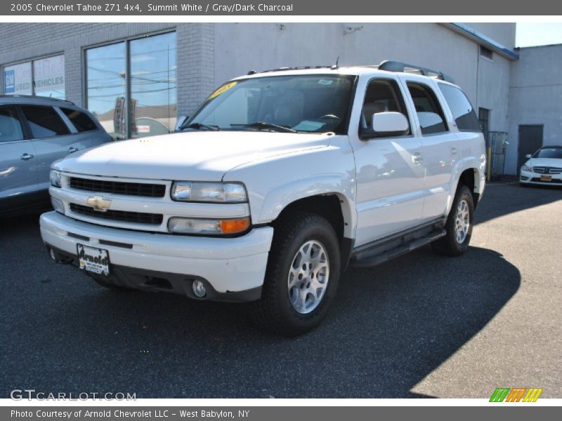 Summit White / Gray/Dark Charcoal 2005 Chevrolet Tahoe Z71 4x4