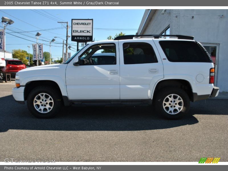 Summit White / Gray/Dark Charcoal 2005 Chevrolet Tahoe Z71 4x4