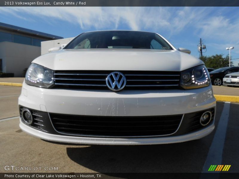 Candy White / Red 2013 Volkswagen Eos Lux