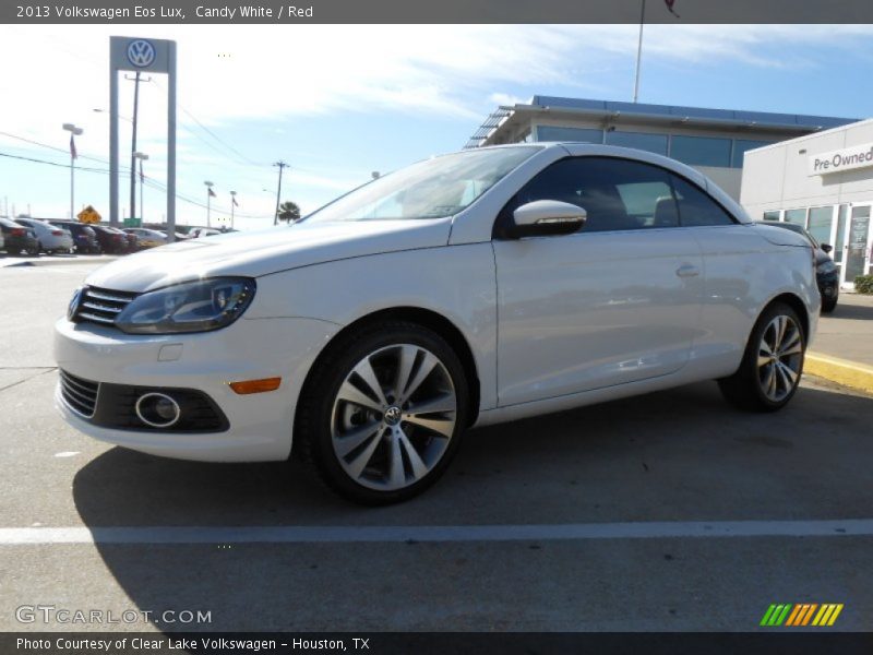 Candy White / Red 2013 Volkswagen Eos Lux