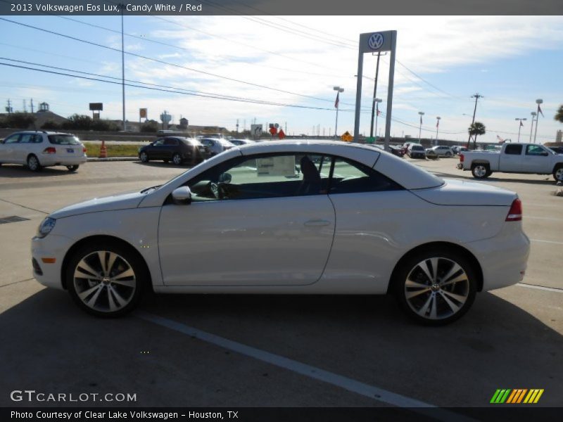 Candy White / Red 2013 Volkswagen Eos Lux
