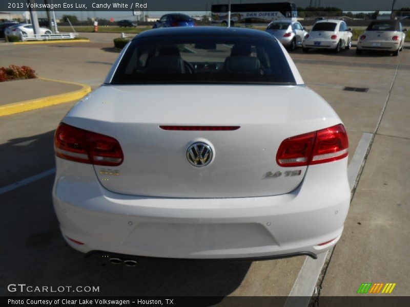 Candy White / Red 2013 Volkswagen Eos Lux