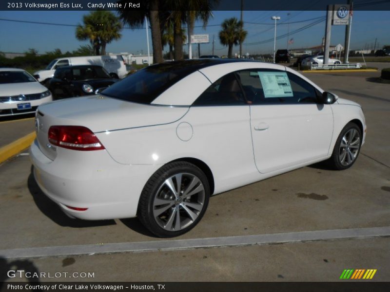 Candy White / Red 2013 Volkswagen Eos Lux