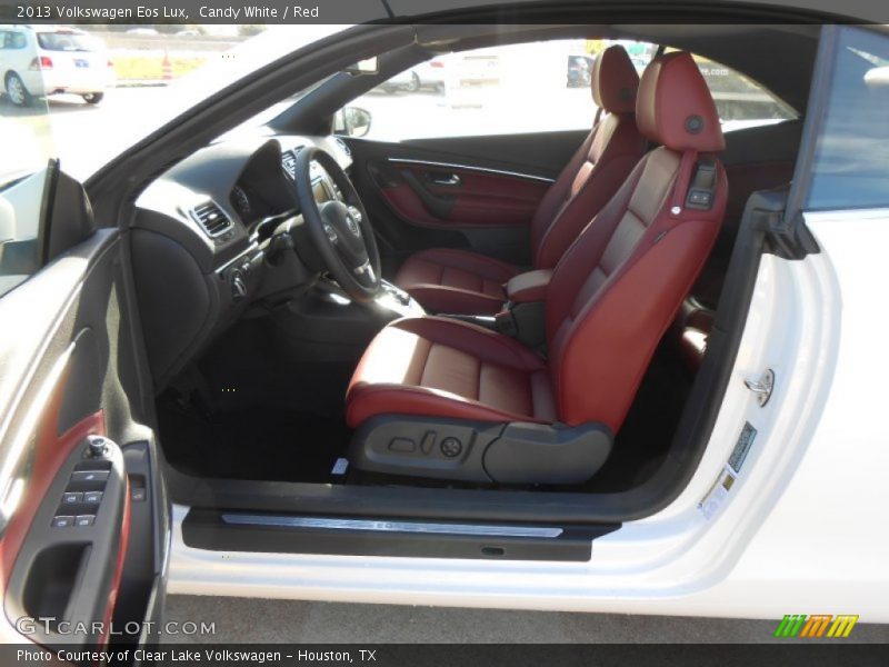  2013 Eos Lux Red Interior