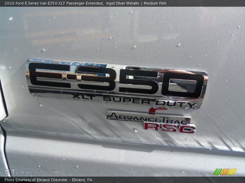 Ingot Silver Metallic / Medium Flint 2010 Ford E Series Van E350 XLT Passenger Extended
