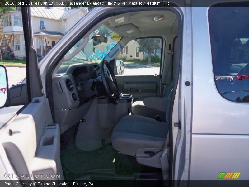 Ingot Silver Metallic / Medium Flint 2010 Ford E Series Van E350 XLT Passenger Extended