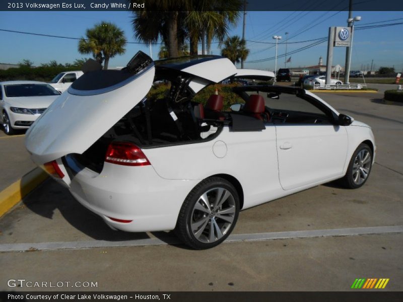 Candy White / Red 2013 Volkswagen Eos Lux