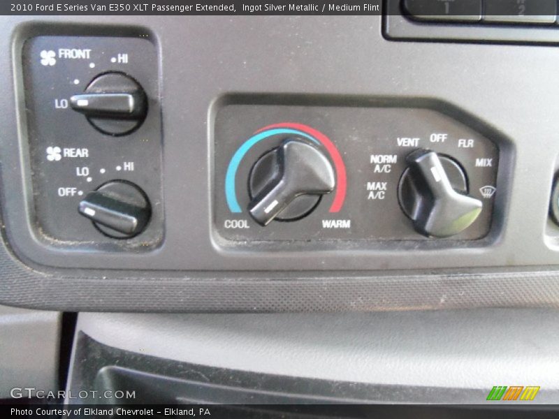 Ingot Silver Metallic / Medium Flint 2010 Ford E Series Van E350 XLT Passenger Extended