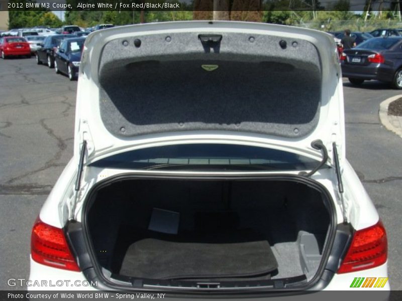  2012 M3 Coupe Trunk