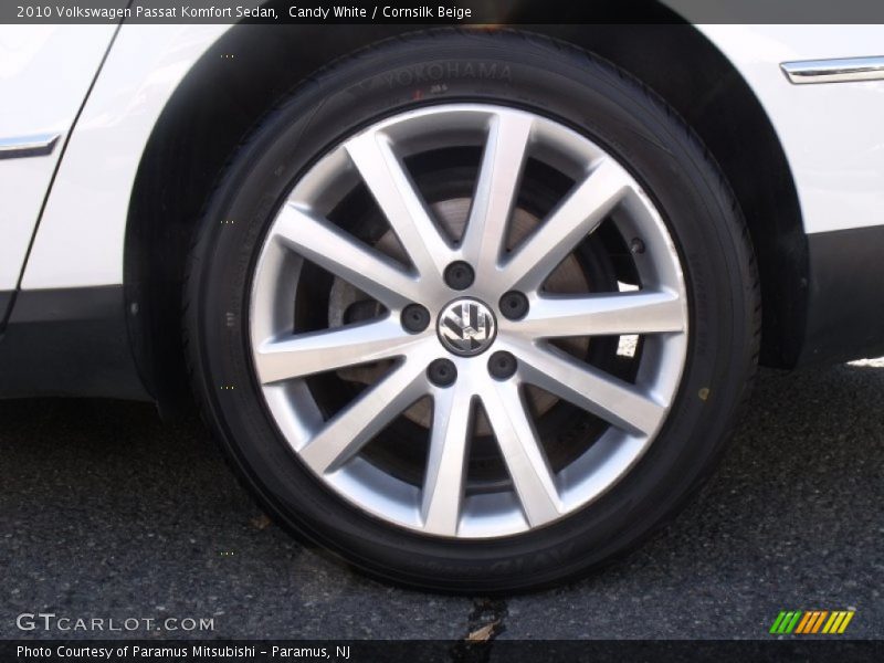 Candy White / Cornsilk Beige 2010 Volkswagen Passat Komfort Sedan
