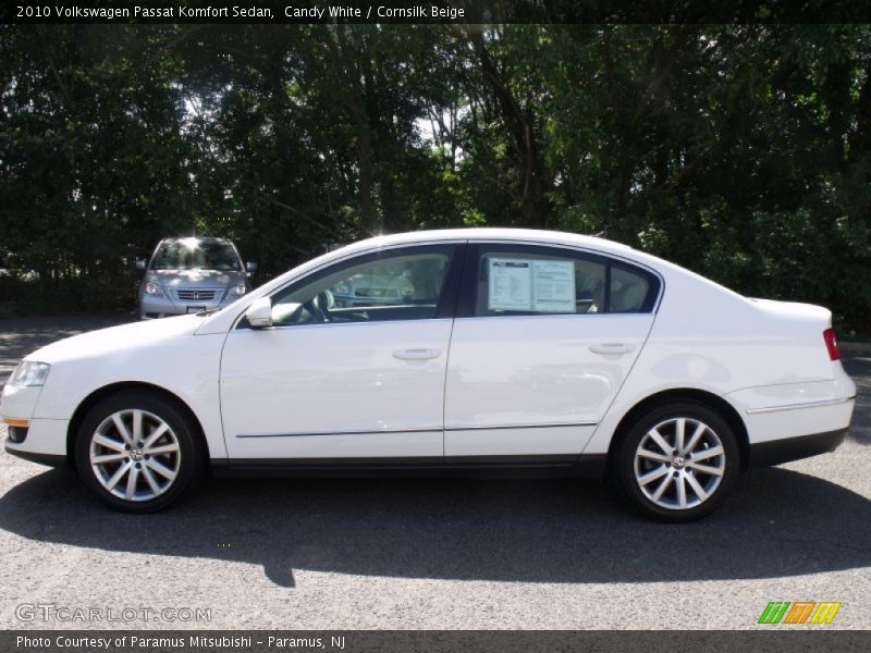 Candy White / Cornsilk Beige 2010 Volkswagen Passat Komfort Sedan