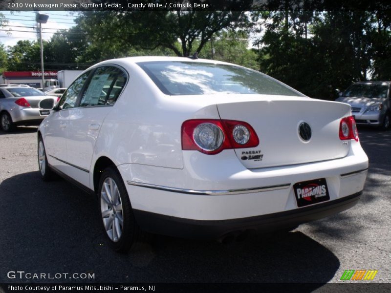 Candy White / Cornsilk Beige 2010 Volkswagen Passat Komfort Sedan
