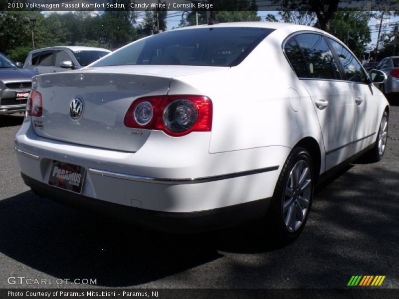 Candy White / Cornsilk Beige 2010 Volkswagen Passat Komfort Sedan