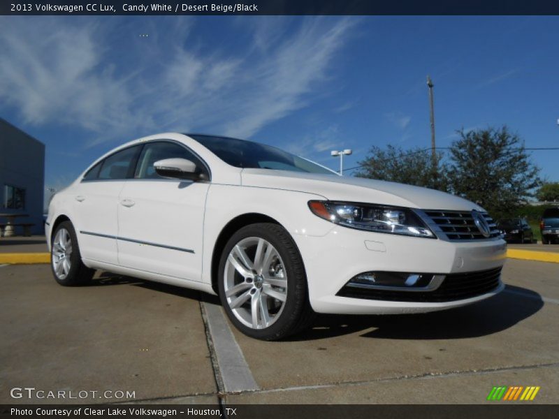 Candy White / Desert Beige/Black 2013 Volkswagen CC Lux