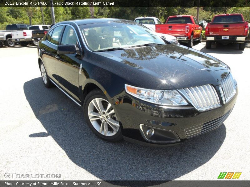 Tuxedo Black Metallic / Light Camel 2012 Lincoln MKS FWD