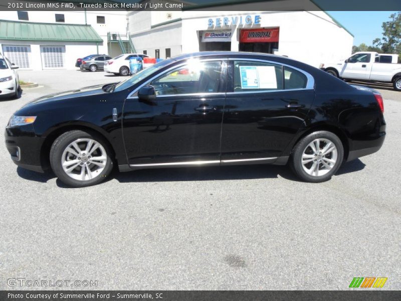 Tuxedo Black Metallic / Light Camel 2012 Lincoln MKS FWD