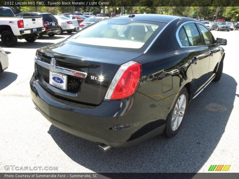 Tuxedo Black Metallic / Light Camel 2012 Lincoln MKS FWD