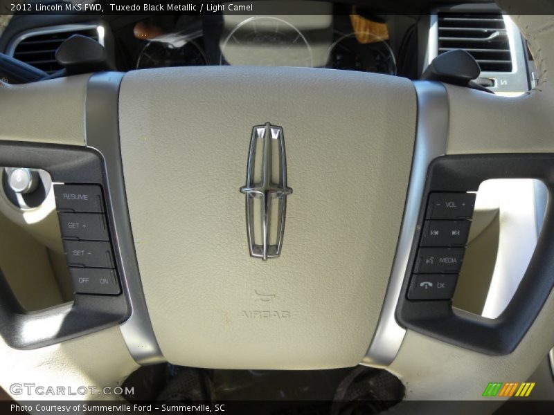 Tuxedo Black Metallic / Light Camel 2012 Lincoln MKS FWD