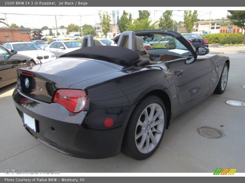 Jet Black / Beige 2006 BMW Z4 3.0i Roadster