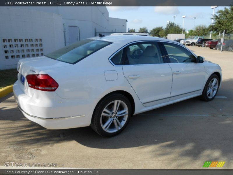 Candy White / Cornsilk Beige 2013 Volkswagen Passat TDI SEL