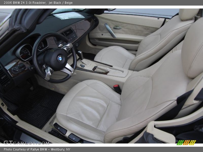 Jet Black / Beige 2006 BMW Z4 3.0i Roadster