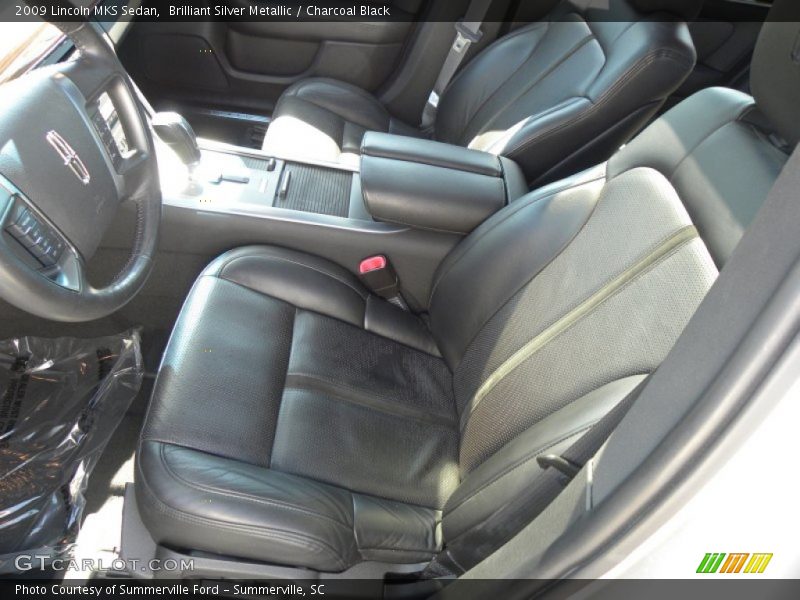 Brilliant Silver Metallic / Charcoal Black 2009 Lincoln MKS Sedan