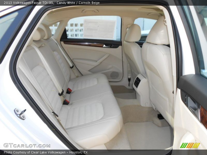 Candy White / Cornsilk Beige 2013 Volkswagen Passat TDI SEL