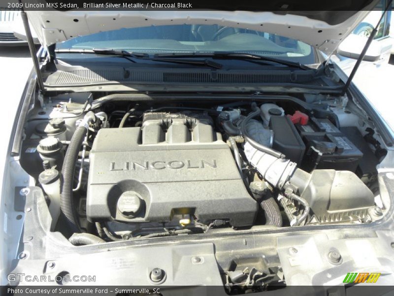 Brilliant Silver Metallic / Charcoal Black 2009 Lincoln MKS Sedan